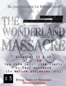 massacre flyer